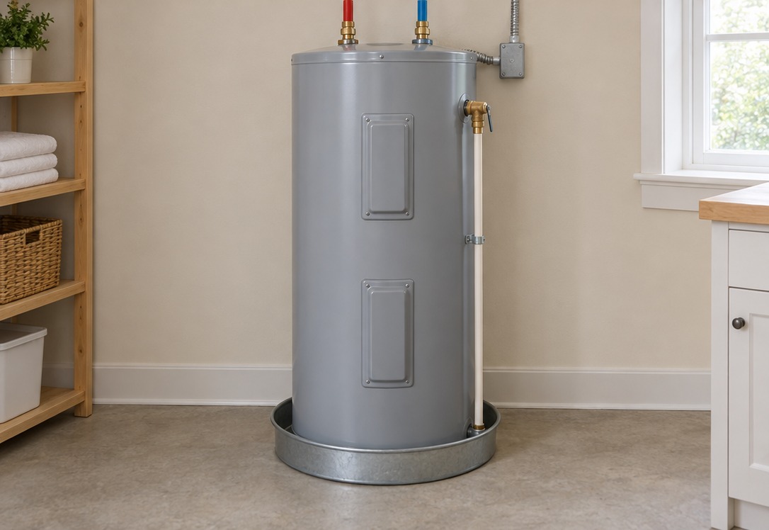Water heaters equipment illustration