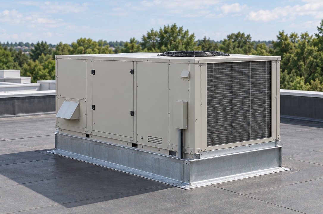 Commercial HVAC equipment illustration